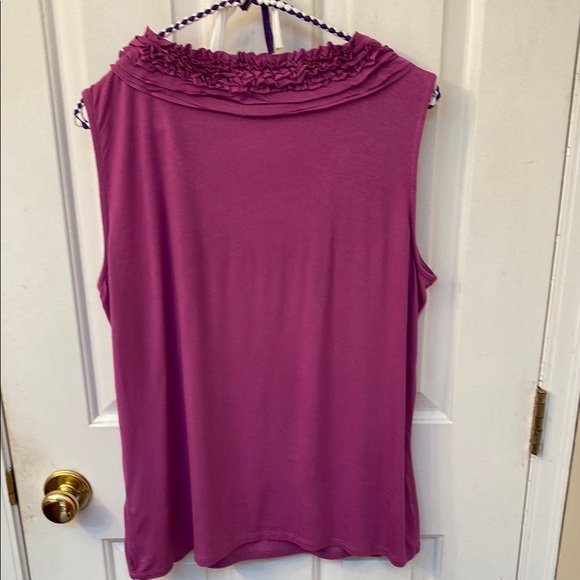 Calesas Pink Ruffled Tank Blouse - Picture 3 of 5
